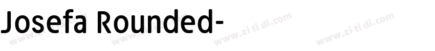 Josefa Rounded字体转换